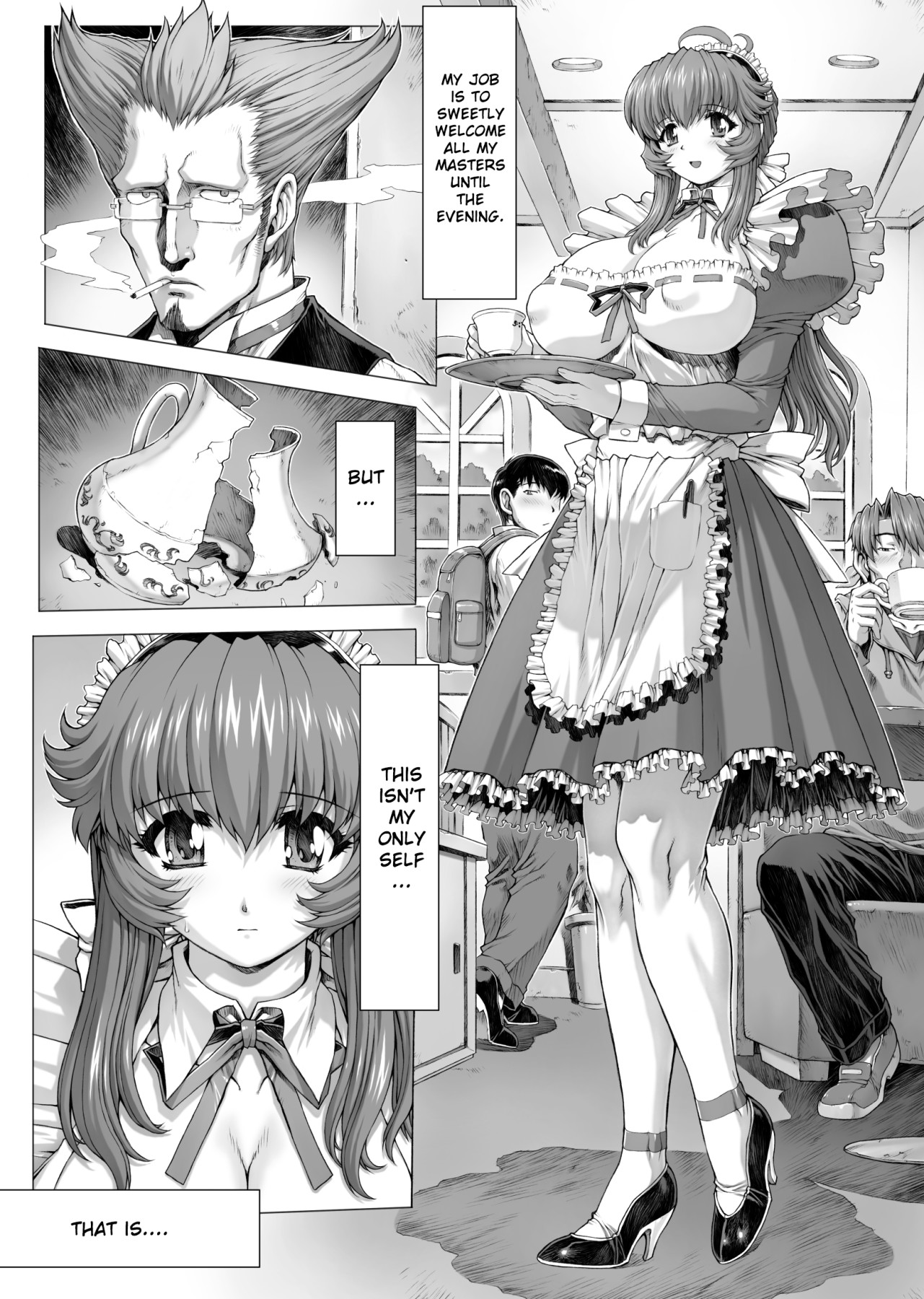 Hentai Manga Comic-Big Breasts Maid Manga-Read-2